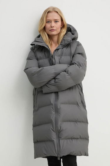Puffer takki Rains Long Puffer Down Jacket Harmaa | 15130.13, 4