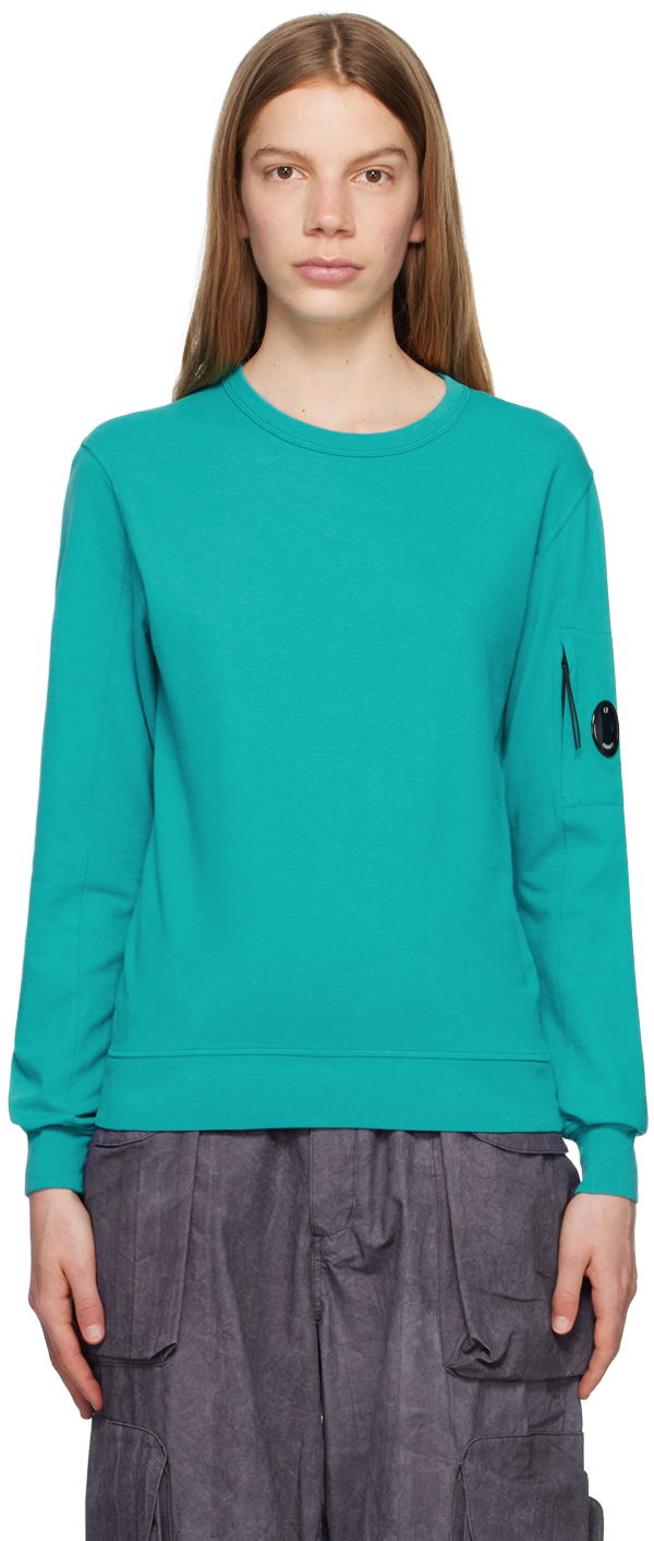 Huppari C.P. Company Lens Sweatshirt Sininen | 14CMSS032A-002246G, 0