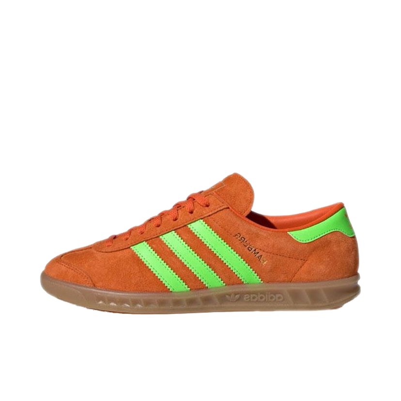 Tennarit ja kengät adidas Originals Hamburg Orange Solar Green W Oranssi | IH5460