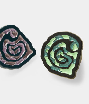 Pin Carhartt WIP Carhartt WIP Helix Enamel Pins Vihreä | I035446_1, 1