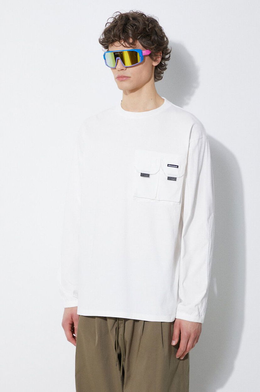 T-paita Manastash Manastash Armor Long Sleeve T-Shirt Valkoinen | 7924130002