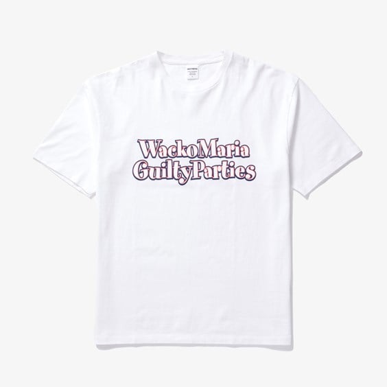 T-paita WACKO MARIA Washed Heavy Weight Crew Neck T-shirt Valkoinen | 23SS-WMT-WT01