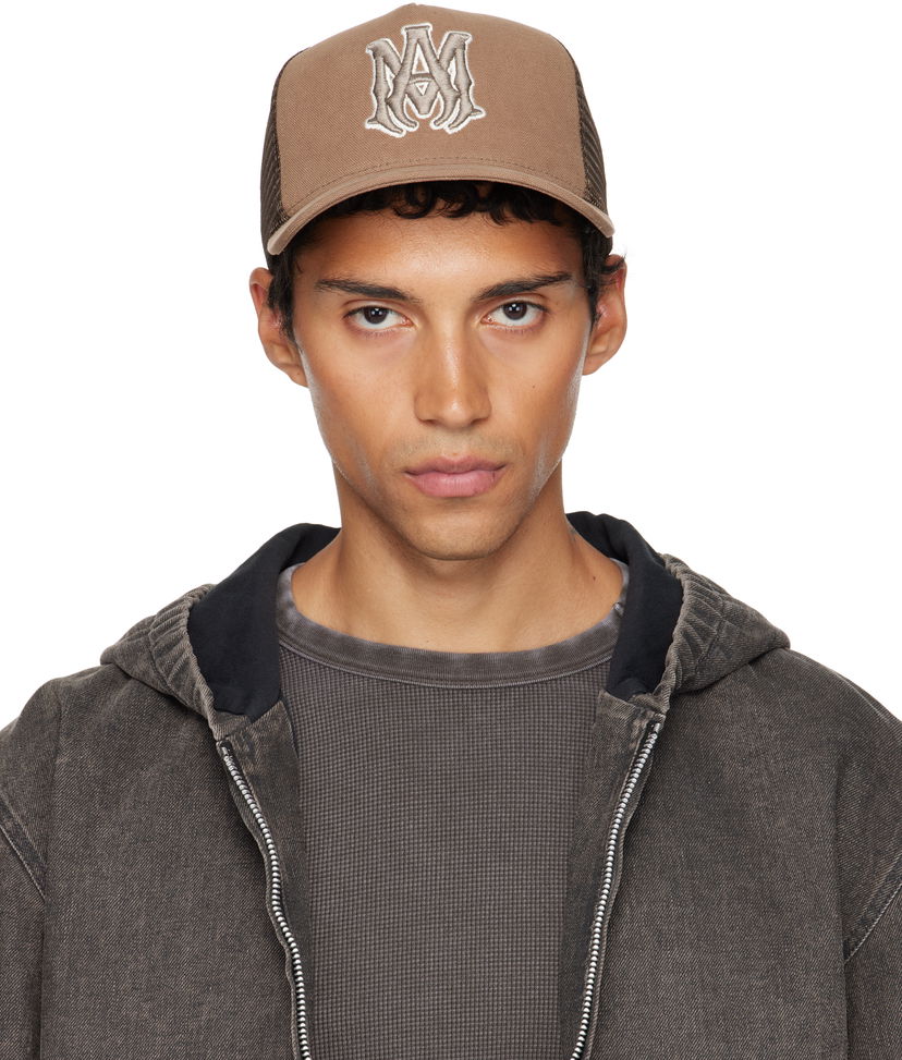 Korkki AMIRI AMIRI MA Outline Trucker Cap Ruskea | AMHATR1040