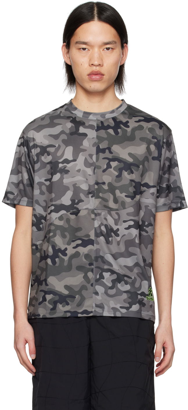 T-paita Dime Gray Camo T-Shirt Harmaa | DIMESP249CHR