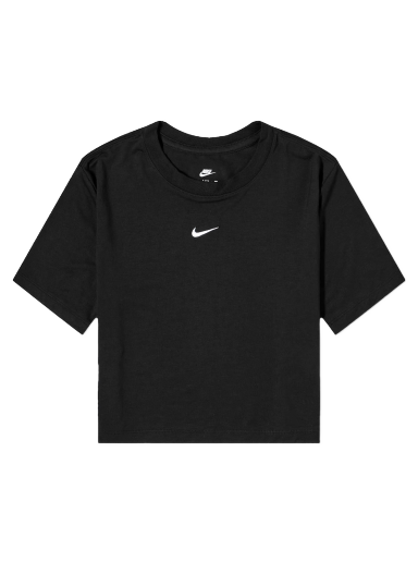 Crop top Nike Essential Slim Crop Swoosh Tee Musta | FB2873-010