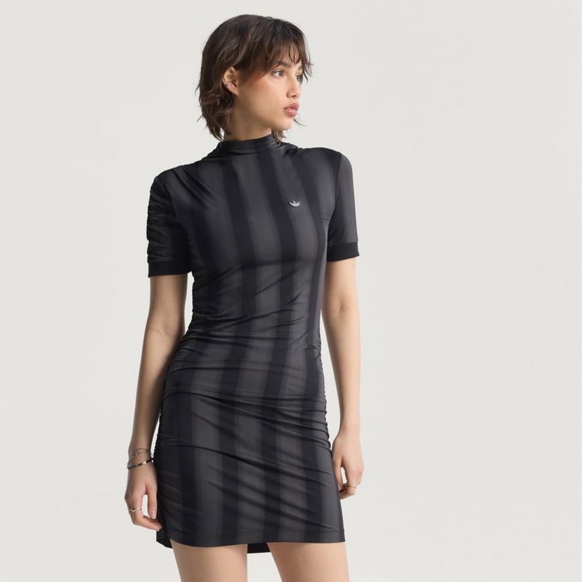 Mekko adidas Performance Fitted Short Sleeve Dress Musta | JW7315