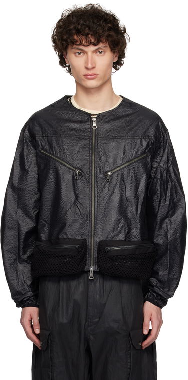 Bomber-takki Andersson Bell Andersson Bell Convex Collarless Bomber Jacket Musta | awa696m, 0