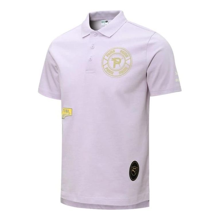 Poolopaita Puma Mix Badge Polo Shirt Violetti | 537039-17