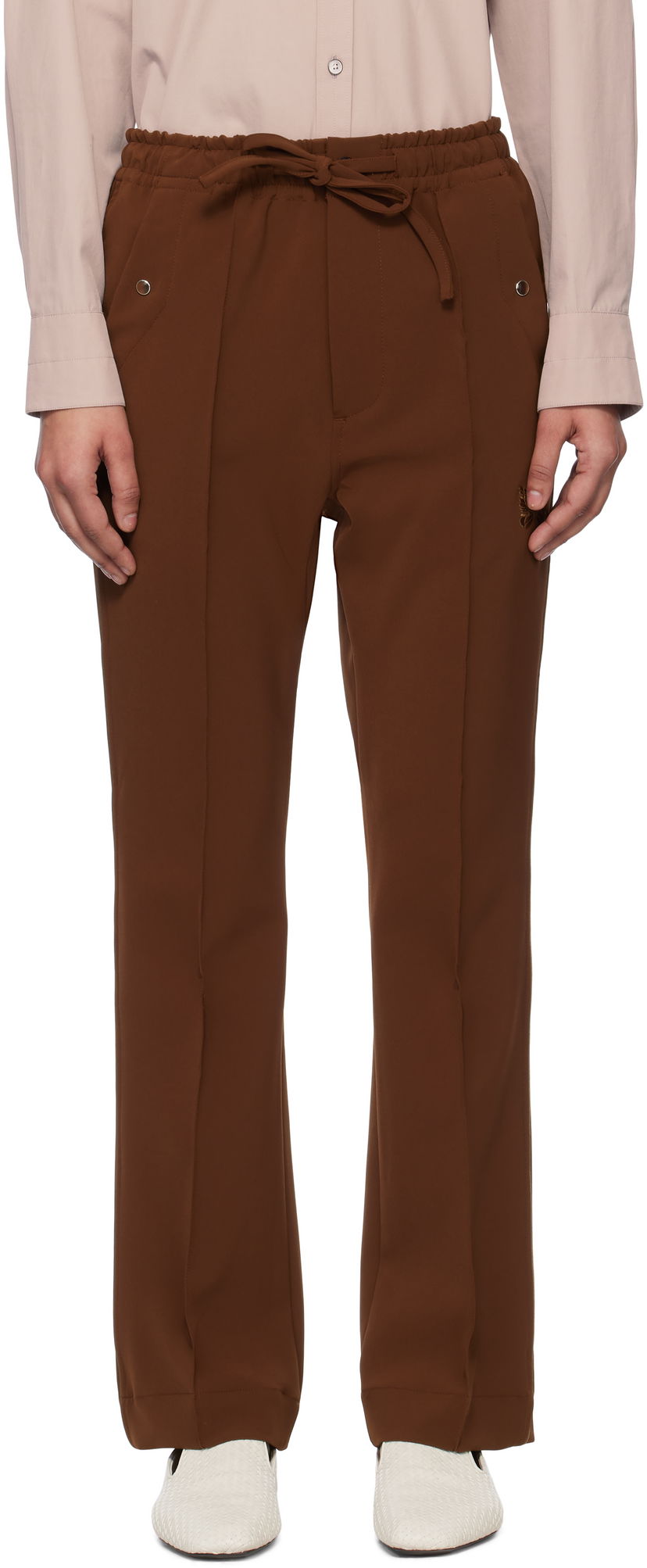 Housut Needles Needles Piping Cowboy Trousers Ruskea | QV218