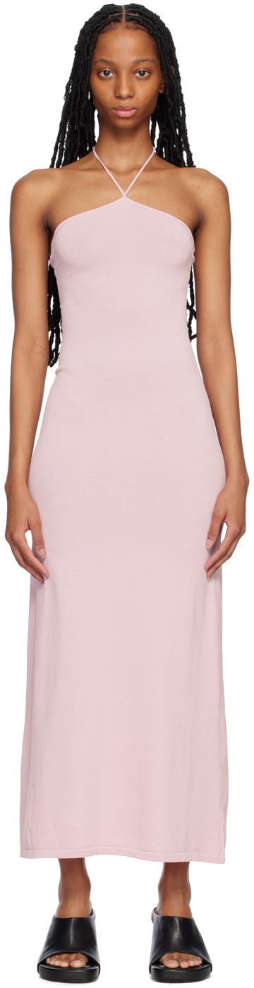 Mekko BEC + BRIDGE BEC + BRIDGE Esmae Halter Neck Maxi Dress Vaaleanpunainen | A23-11488