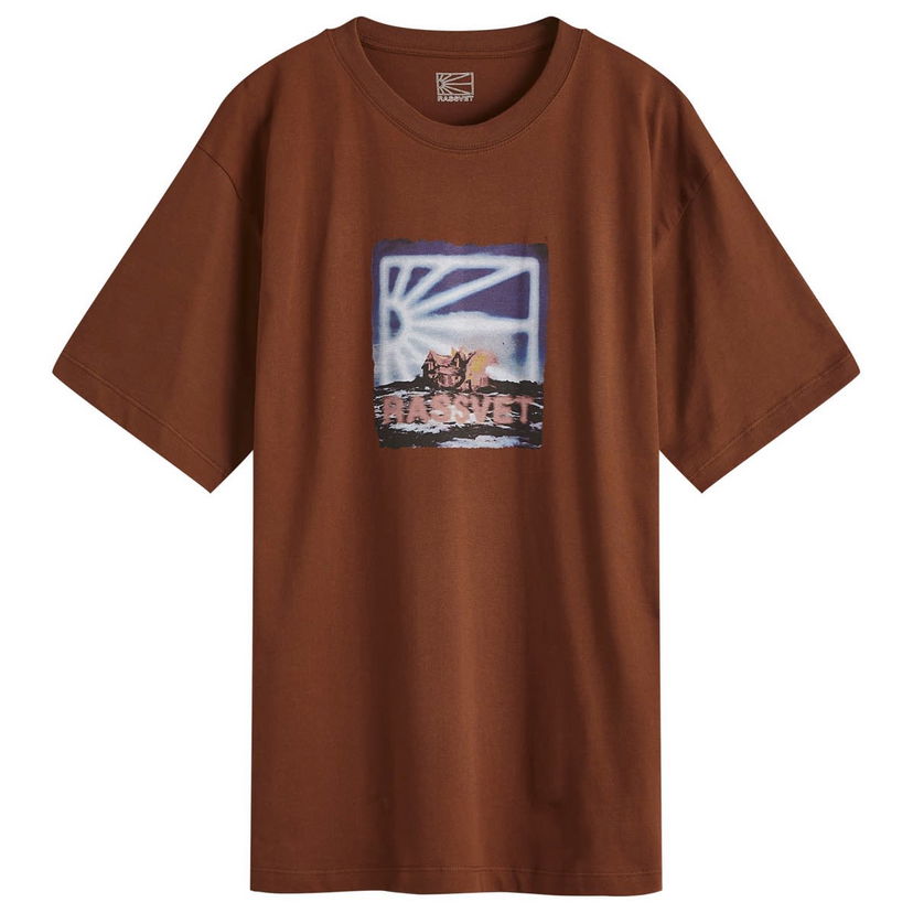 T-paita PACCBET Men's On Fire Ruskea | PACC15T003-BRN