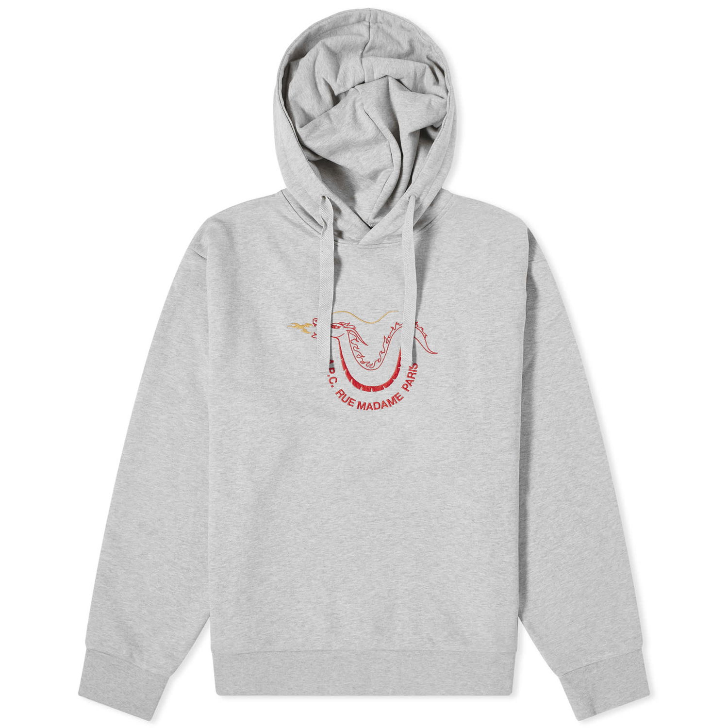 Huppari A.P.C. Luck Hoodie Harmaa | COEIP-M27896-PLA, 0