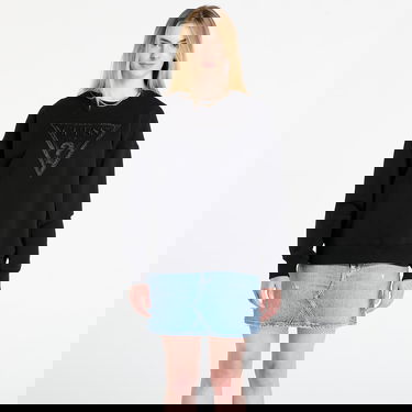 Huppari GUESS GUESS Triangle Glitter Sweatshirt Musta | W5BQ11KC8I1-JBLK, 0