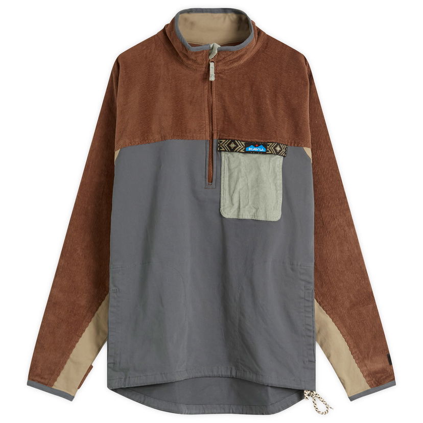 Huppari KAVU Throwshirt Flex Pullover Ruskea | 5248-2579