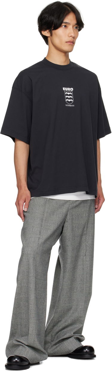 T-paita VETEMENTS Vetements Bats Logo Regular T-Shirt Musta | UH76TR650B, 3