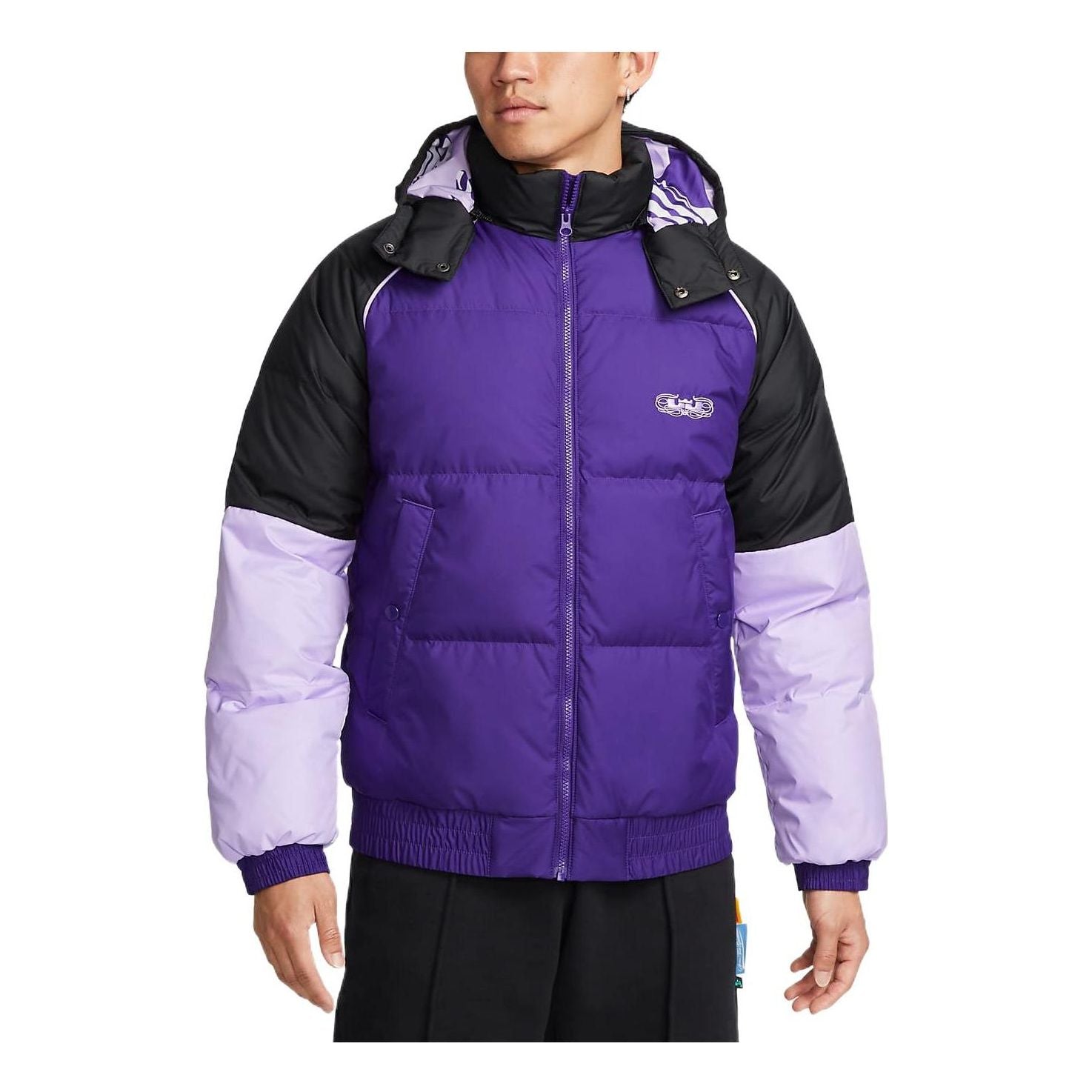 Puffer takki Nike LeBron Color Block Puffer Jacket Violetti | DQ6141-547, 0