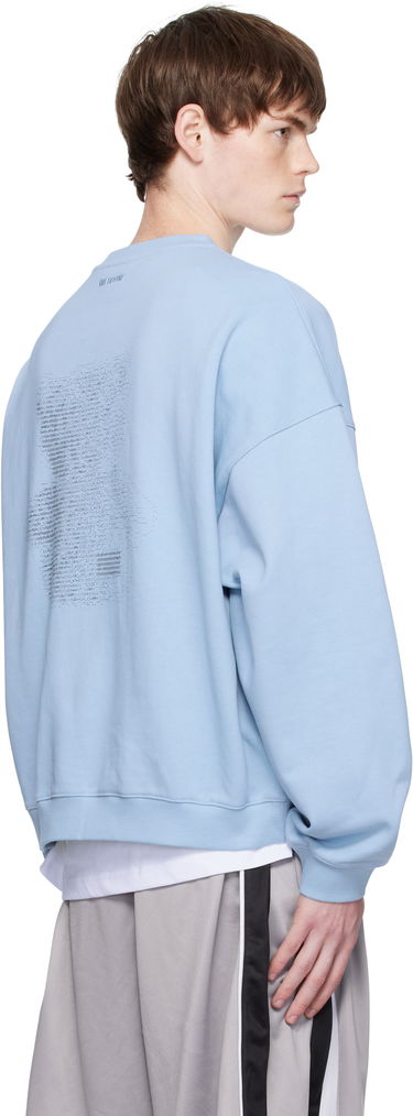 Huppari We11done Coding Teddy Sweatshirt Sininen | WD-TS2-25-789-U-BL, 2