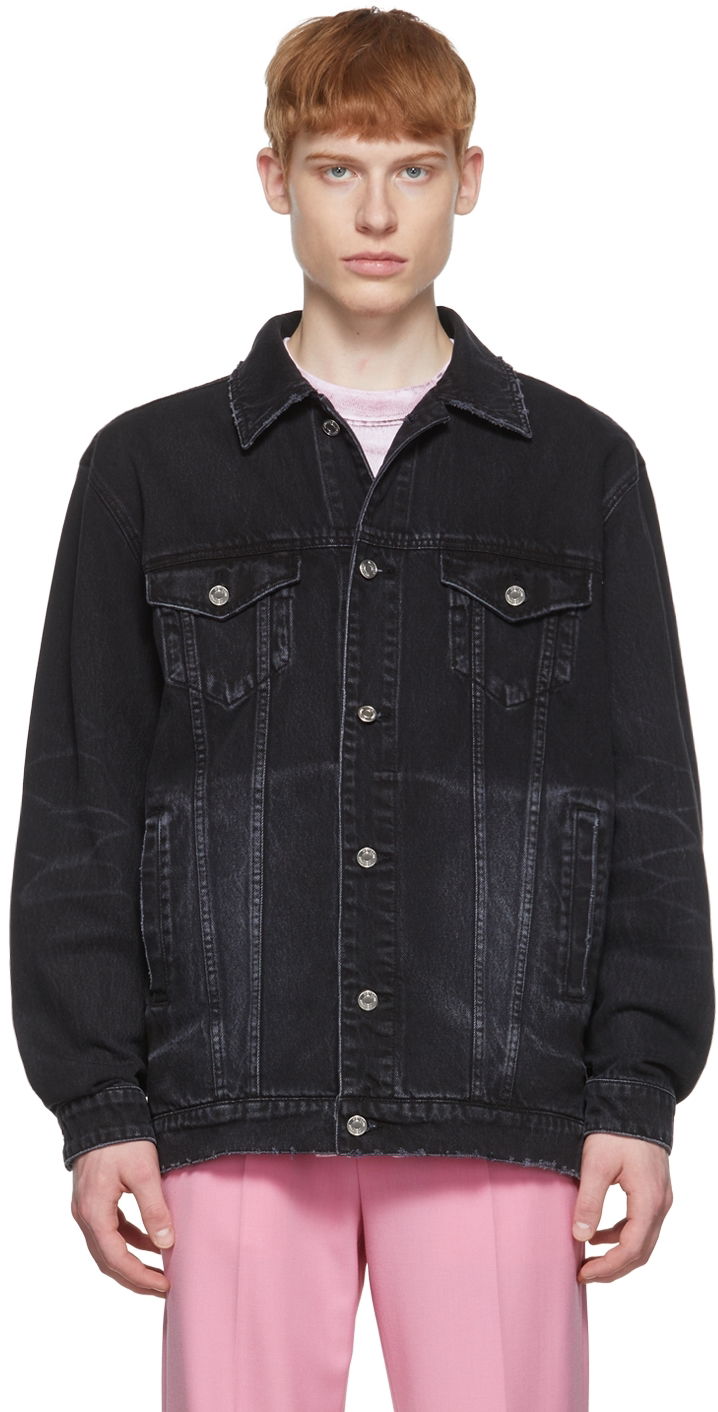 Takki We11done Denim Jacket Musta | WD-DJ1-22-354-U-WB