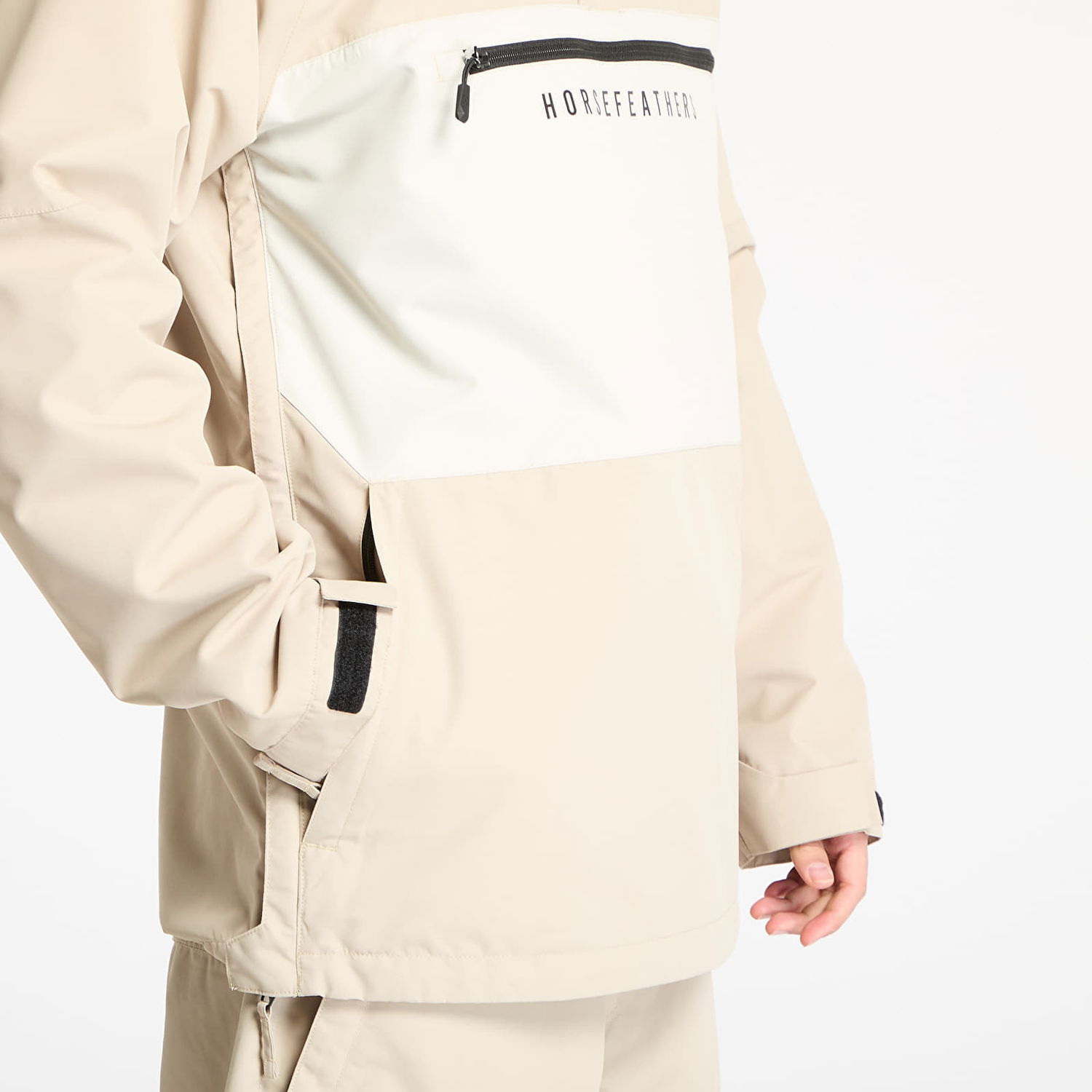 Tuulitakki Horsefeathers Horsefeathers Donnie Anorak Jacket Beige | OM319B, 1