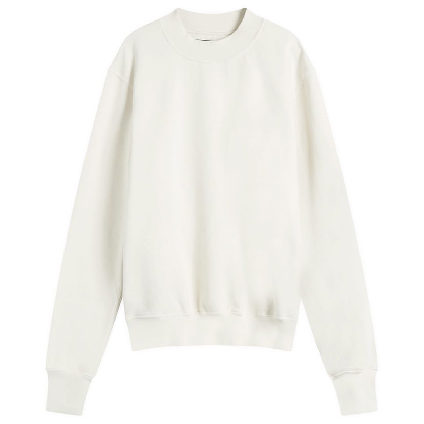 Huppari LES TIEN Heavyweight Banded Mock Neck Polo Valkoinen | CF-1100-IVR