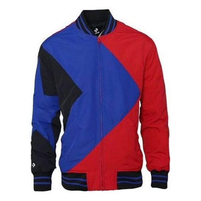Bomber-takki Converse Colorblock Baseball Jacket Punainen | 10008249-A02