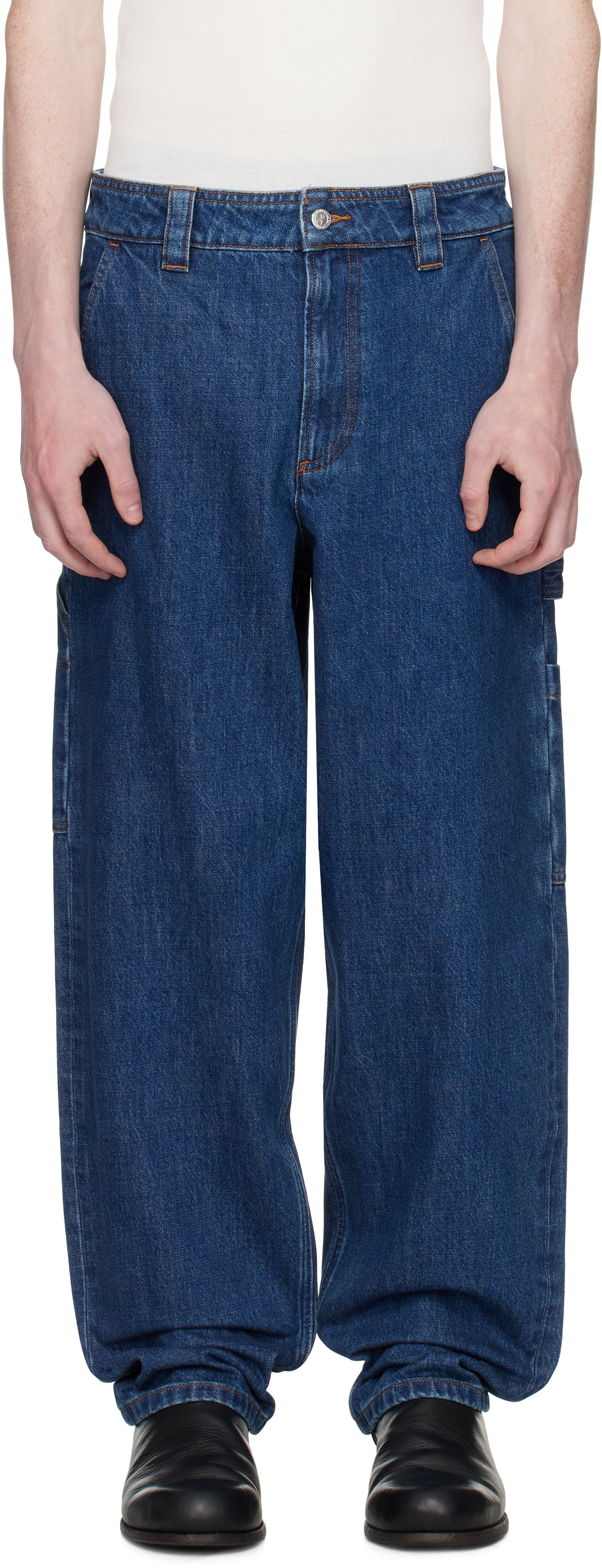 Jeans A.P.C. A.P.C. Fergus Loose Fit Jeans Sininen | COHJK-M08500, 0
