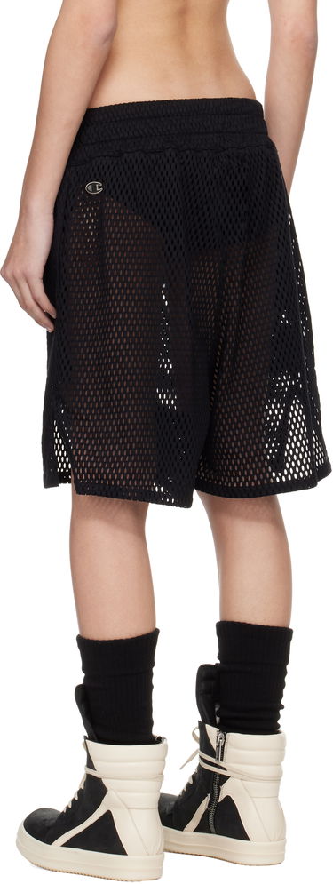 Shortsit Rick Owens Rick Owens Champion Edition Mesh Shorts Musta | CW01E1682 CHONET, 3