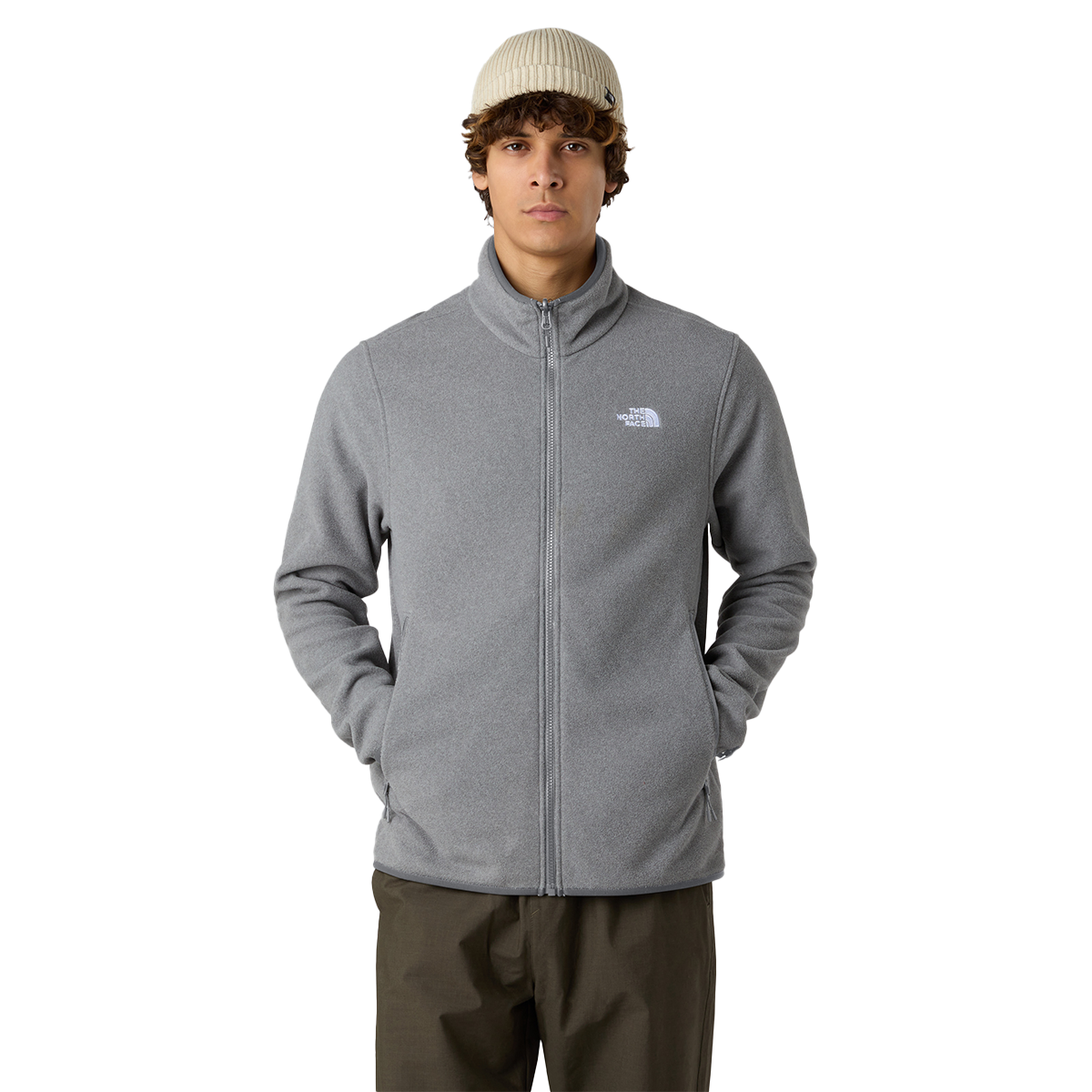 Takki The North Face Glacier Fleece Jacket Harmaa | NF0A8D0RCQI1, 0