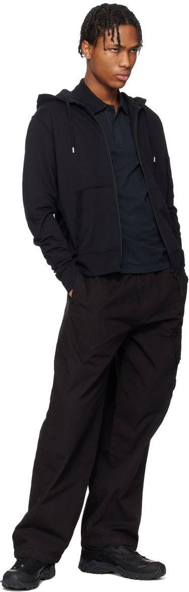 Huppari C.P. Company C.P. Company Light Fleece Full Zip Hoodie Musta | 18CMSS057A-002246G, 4