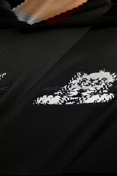 Huppari KENZO Kenzo Hoodie with Graphic Musta | FF65HO2534MF, 4