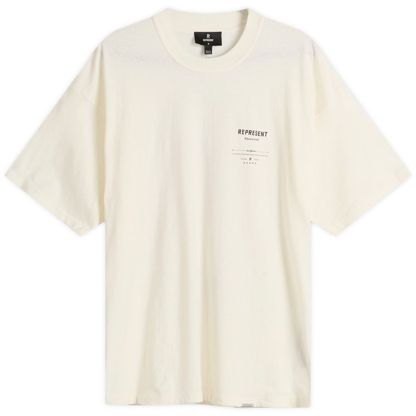 T-paita Represent Clo Revere Manor T-Shirt, Size X-Small Valkoinen | MLM100286-27