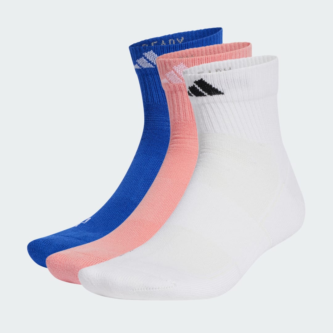 Sukat adidas Performance Performance Cushioned Mid-Cut Socks - 3 Pairs Monivärinen | IS7589, 0