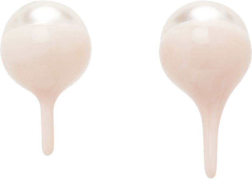 Korvakorut Ottolinger Dipped Pearl Stud Earrings Vaaleanpunainen | 125-902525-02