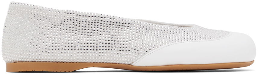 Tennarit ja kengät JW Anderson JW Anderson Crystal Ballerina Flats Valkoinen | ANW42013B, 0