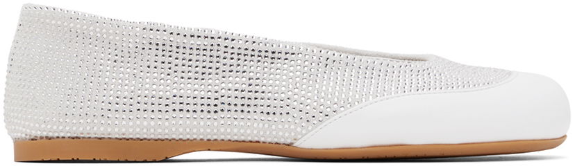 Tennarit ja kengät JW Anderson JW Anderson Crystal Ballerina Flats Valkoinen | ANW42013B