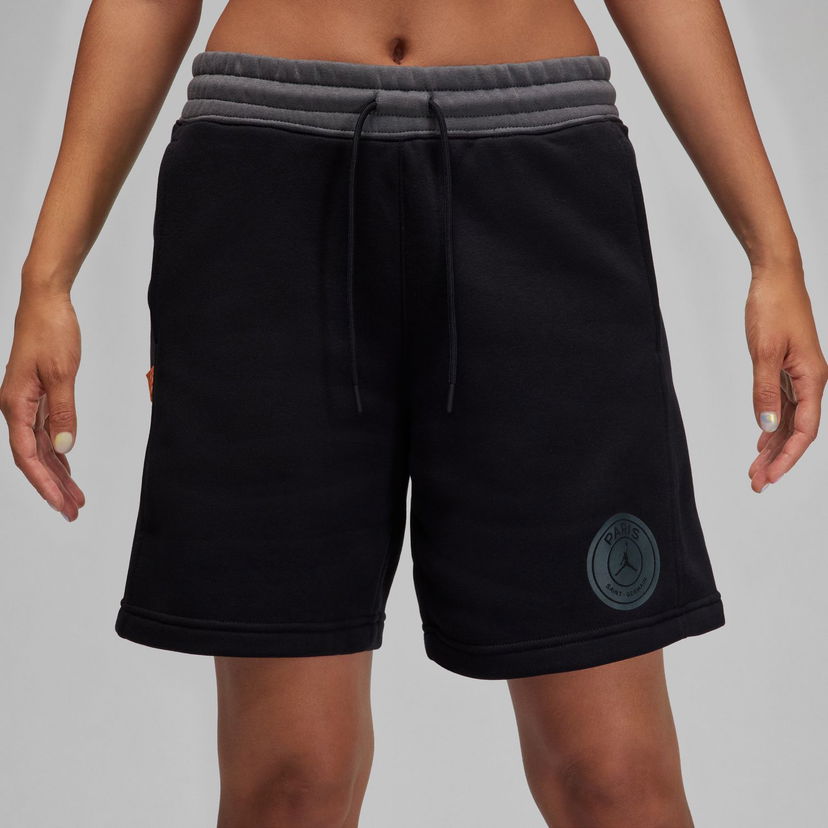Shortsit Jordan Jordan Paris Saint-Germain Wmns Fleece 7" Shorts Black - Women - Shorts Jordan Musta | DZ3269-010