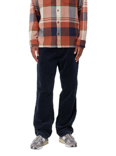 Housut Carhartt WIP Simple Pant "Dark Navy rinsed" Tummansininen | I027217_1C_02