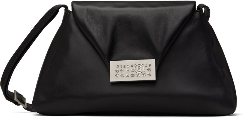 Käsilaukku Maison Margiela MM6 Maison Margiela Numeric Medium Soft Bag Musta | SB5ZH0020 P7258