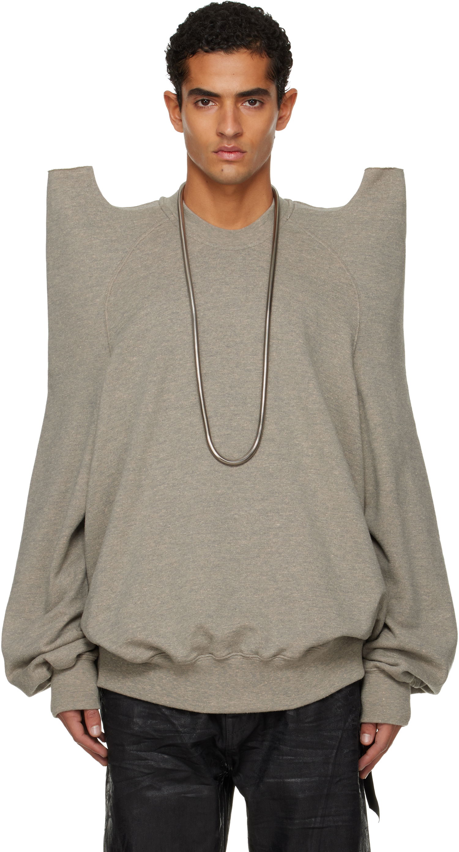 Huppari Rick Owens Concordians Tecsweat Sweatshirt Harmaa | DU02E7272 FGM, 0
