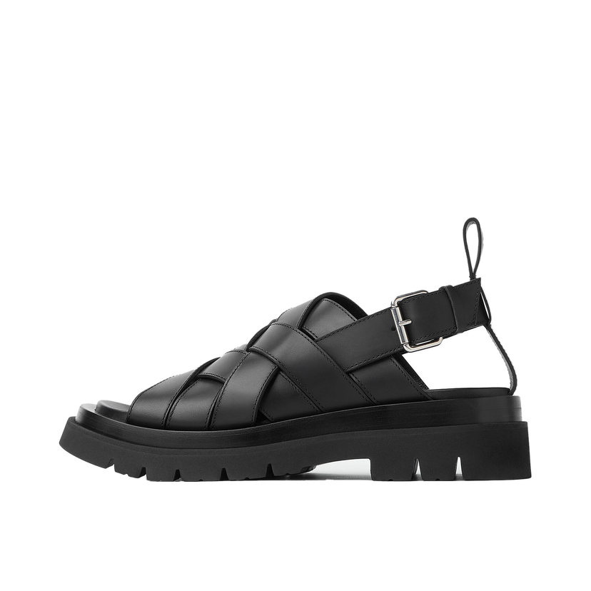Tennarit ja kengät Bottega Veneta Lug Strap Sandal "Black" Musta | 755129 VBS50 1000