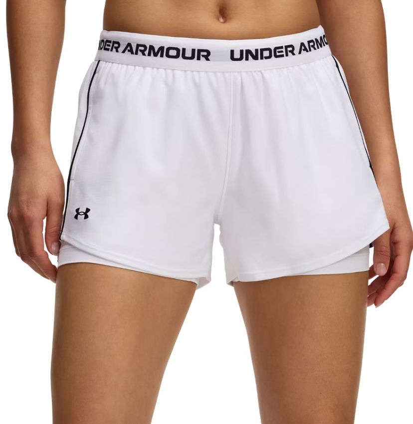 Shortsit Under Armour Under Armour Tech Play Up 2-in-1 Training Shorts Valkoinen | 1389895-100