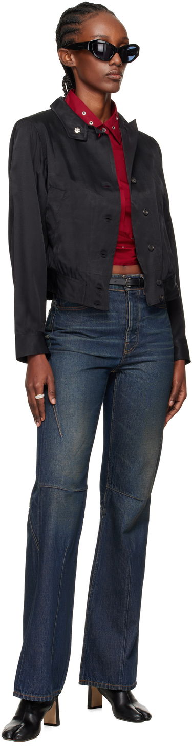 Bomber-takki OUR LEGACY Tuxedo Bomber Jacket Musta | W4252TF, 3