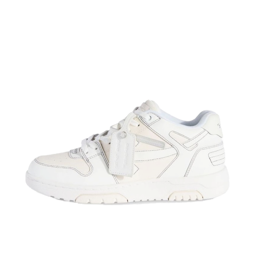 Tennarit ja kengät Off-White Out Of Office OOO Low Tops Cream White Valkoinen | OMIA189S24LEA004-0201