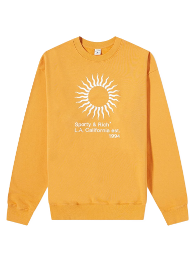 Villapaita Sporty & Rich Sunny Crewneck Oranssi | CR482GO