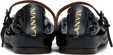 Vaatteet LANVIN Lanvin Mary Jane Glossy Leather Ballerinas Musta | FW-BAMB05-GLOS-H24, 1