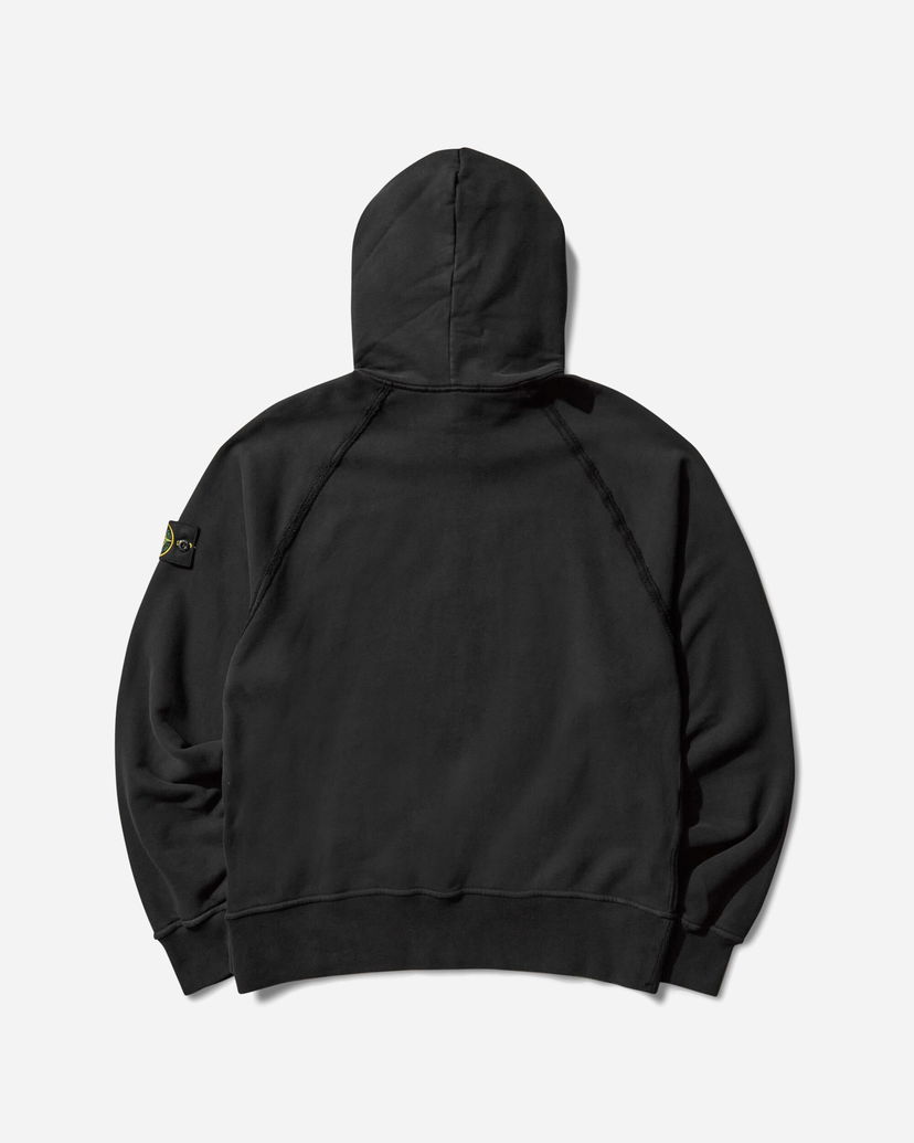 Huppari Stone Island Oversized Fit Hoodie Musta | K2S15-6100023-S0A20 V0029