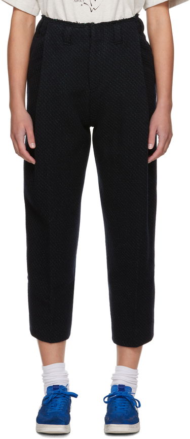 Housut ADER ERROR Raw Edge Cropped Trousers Musta | BMADFWSA0201BK, 0