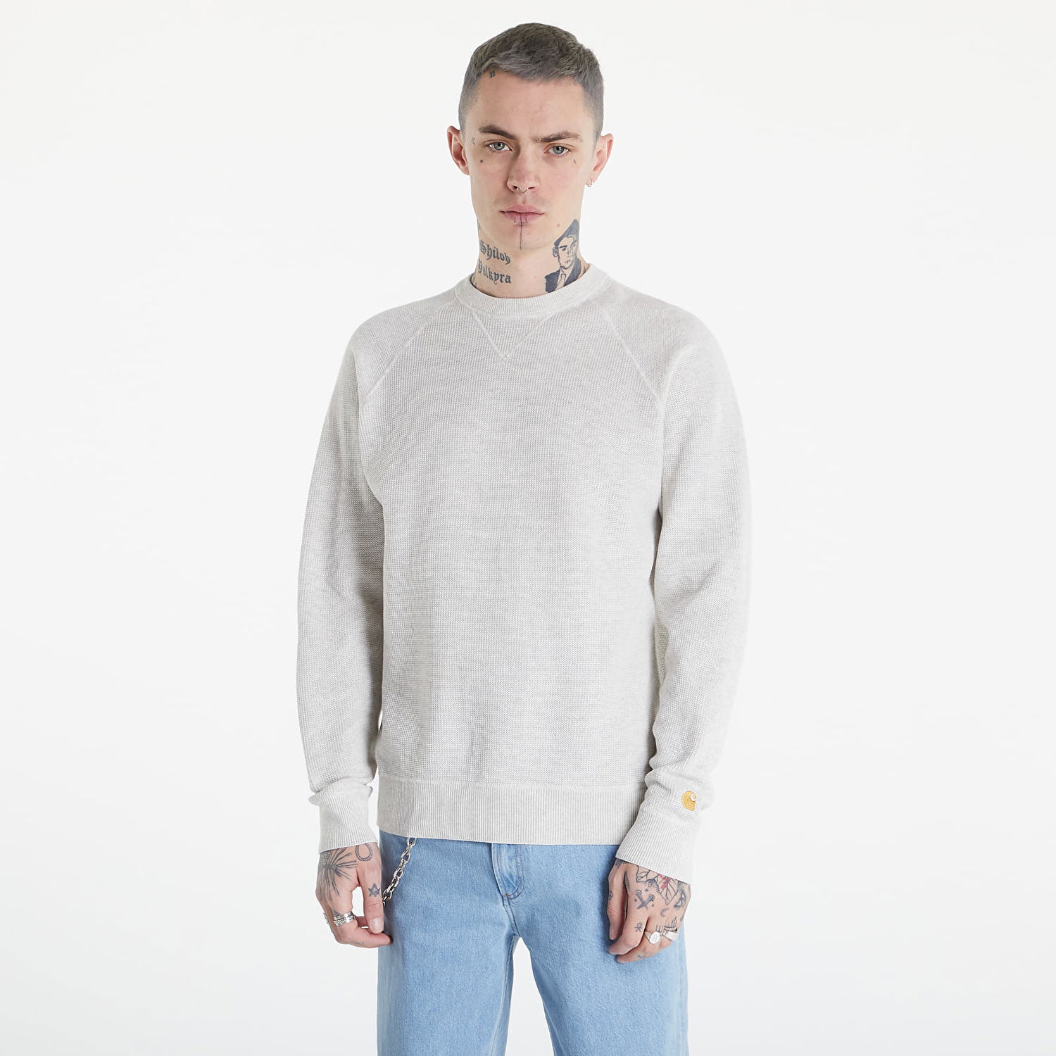 Villapaita Carhartt WIP WIP Chase Sweater Valkoinen | I028581.00JXX, 1