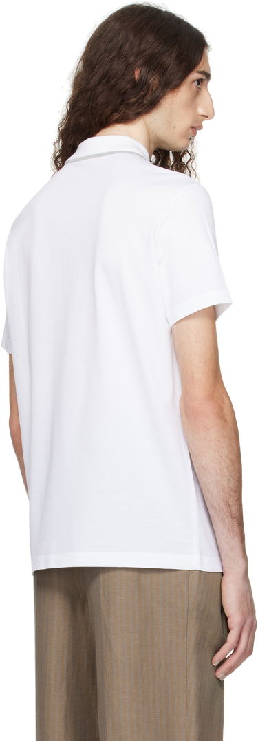 Poolopaita Versace Versace Embroidered Polo Valkoinen | 1013906_1A14975, 2