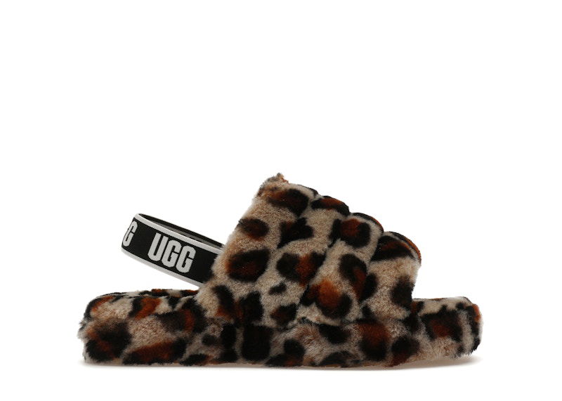 Tennarit ja kengät UGG UGG Fluff Yeah Leopard Slides Ruskea | 1110673K-AMP, 0